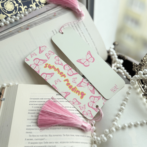 Закладка з китицею для книг "Summer reading" фото