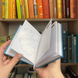 Читацький щоденник А6 "100 книжок" блакитна палітурка фото 8