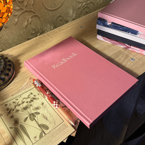 Читацький щоденник "readbook" А5, рожевий фото