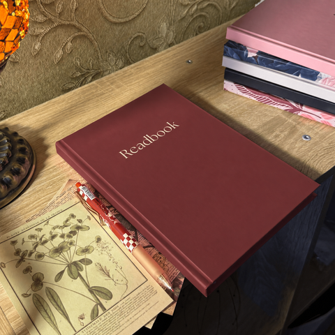 Читацький щоденник "readbook" А5, бордо фото